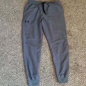 Under Armour joggers.